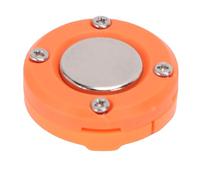Cuifati Magnetic Mobile Radio Mic Car Mount Holder, CB Mic Hanger Clip with Adhesive Back for KMC-30 KMC-32-35 -36 PMMN4090 HMN3596A RMN5052A (Orange)