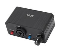 Cuifati Microphone Preamp Mic Gain Booster, 22DB High Gain 48V Phantom Power Mic Preamplifier for Dynamic and Condenser Mic for Podcasting Recording Live Streaming Home Studio