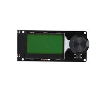 Cuifati Mini 12864 LCD Display Module with Storage Card Slot for Marlin DIY, Durable Screen Controller for 3D Printer Enthusiasts (Black on Green)