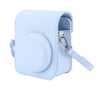 Cuifati Mini Camera Protective Bag PU Camera Case for Mini 12 with Adjustable Detachable Strap Soft Scratch Microfiber Interior (Blue)