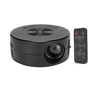 Cuifati Mini LED Projector, Multifunction LCD Screen Mini Video Projector, Portable Outdoor Movie with Eye-Caring Diffuse Reflection for Outdoor Home