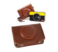 Cuifati Mini Shots 2 Retro Case, PU Leather Protective Case for New Version Mini Shots 2 Retro in 1 C210R Camera/Portable Instant Printer with Shoulder Strap