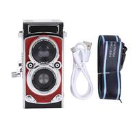 Cuifati Mini Vintage Digital Camera, Portable Retro Twin Lens Digital Camera with 128GB Card, 12MP Photos, Autofocus, 1080P FHD Video, 1200mAh Battery and Dual Filters (32GB)