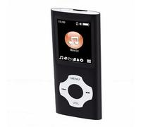 Cuifati MP3 Music Player with Bluetooth 5.3, 1.8 Inch Screen, FM Radio, Recorder, Supports 64GB Card, MP3 WAV FLAC Audio Video Playback, for Kids Adults Travel (Black)