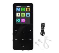 Cuifati MP3 Player with Speaker Earphone, Portable HiFi Lossless Sound MP3 Mini Music Player, Voice Recorder E-Book HD Screen 1.8 Inch Black Support Up to 64GB (4GB)