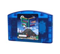 Cuifati Open Source Game , Fit for N64 Game Console with Auto Save Backup, Support 64MB Games and USB Type C Connection (Blue Transparent)