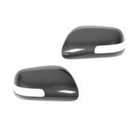 Cuifati Outer Mirror Cover, Carbon Fiber -style Rearview Mirror Lid on the Right Left and Left
