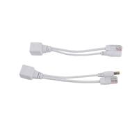 Cuifati Passive PoE Injector and Splitter Kit for Wireless Network Device, White, Converts Non PoE Devices, Durable, 17cm/6.7in