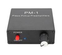 Cuifati Piezo Pickup Preamp Amplifier for Guitar, Rechargeable Battery Piezo Pickup Preamp with Type C, High Impedance Circuit & Gain Function for Stringed Instruments