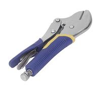 Cuifati Pinch Off Pliers Locking Tool, C45 Steel Straight Jaw, Large Clamping Force, Arrow Storage Case Rod, Rustproof Compact Size for Sealing Copper Hoses