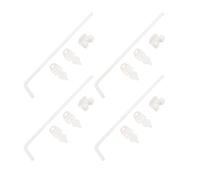 Cuifati Pipe Screwdrind Drop Rod, Alloy Steel 4 Set The Wooden Fence on The Rattan Screw Gate's Drip Bar Protection for Heavy Gate