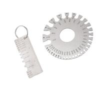 Cuifati Plated Size Inspection Tools, 2 Versatile Wire Plate Thickness Measuring Tools for Repair
