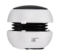 Cuifati Portable 3.5mm Speaker,Mini Wireless Speaker with 3.5mm Aux Audio Jack Plug,Mini Portable Travel 3.5mm Loud Speaker Built-in Battery for Mobile Phone MP3 PC(White)
