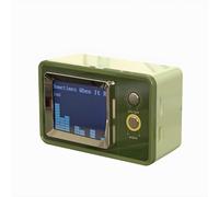 Cuifati Portable Bluetooth Speaker with Lyrics Display, Vintage Desk Speaker with Clock Calendar, HiFi Sound, Dynamic Scene Lyrics, Compact Speaker for Home Outdoors Travel