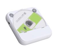 Cuifati Portable CD Player with Bluetooth 5.3, Desktop Rechargeable CD Player for Home Office Travel, 2000mAh Battery, LED Screen, Supports USB AUX Music with Earphone