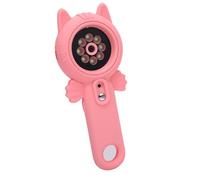 Cuifati Portable Electronic Microscope, Handheld Digital Microscope 2 Inch Screen Photo Recording 100x Magnification for Young Explorer (Pink)