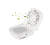 Cuifati Portable Hand Held Cooling Fan USB Charging, 2000mAh Rechargeable Mini Handheld Fan Foldable Design, Semiconductor High Speed Small Desk Fan for Women Men Office