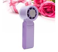Cuifati Portable Handheld Fan, 4 Speeds Adjustable 4000mAh Rechargeable Mini Personal Hand Fan, Portable Neck Hanging Small Suitable for Travel Home Outdoor (Purple)