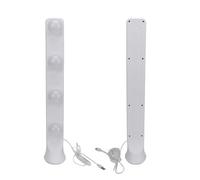 Cuifati Portable LED Table Lamp 3 Color Temperature Desktop Makeup Light with Live Fill Light, Stick Vanity Lights for Bedroom, Dressing Room, Salon - 4 Beads Bright USB Powered, 120° (White)