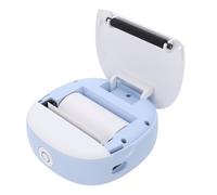 Cuifati Portable Thermal Printer, Mini Label Printer, Black and White Photo Inkless Sticker Maker, Label Maker Machine for Students, Phone APP Connection (Blue)