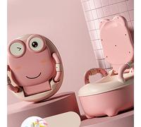 Cuifati Portable Toddler Training Toilet for Kids Stable High Toughness, Eco-Friendly PP Travel Potty for Potty Training (Pink)