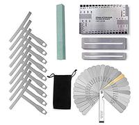 Cuifati Premium Professional Luthier Tools Set Reliable Guitar Repairing Kit for Electric Acoustic Bass Guitars Adjustment Making Tool Suite for Luthiers and Musicians