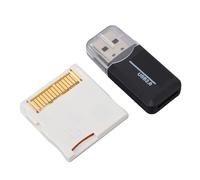 Cuifati R4 Video Game Card, Dual Core Preloaded Video Game Card, R4 SDHC Flashcard with Adapter for 2DS 3DS LL MD GB GBC FC PCE (White)