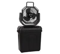 Cuifati Rechargeable Fan, Portable Light LED Function Fog Fan for Barbecue Party