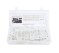 Cuifati Removable Piano Key Stickers, Beginner's Piano Luminous Notes Guide in Silicon Material, 88 Keys Piano Label for Dust Protection, Glow in the Dark Function, Box for Beginners (Color)