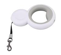 Cuifati Retractable Dog Leash with LED Light, 10ft Nylon Leash Heavy Duty Built-in Poop Bag Holder for Medium Dogs Up to 30KG, 360° No Ergonomic Handle for Night Walks