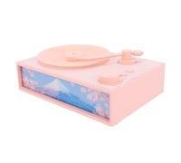 Cuifati Retro Bluetooth Speaker, Vintage Record Player with Aromatherapy Diffuser, Classic Phonograph Speaker Record Player,Lightweight & Water Proof, for Office,Party (Pink)