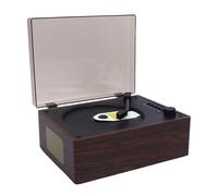 Cuifati Retro CD Player, Bluetooth Desktop CD Players with Remote Control Clear Sound Quality, Stereo Sound Portable CD Player, for Home Car (Walnut Color)