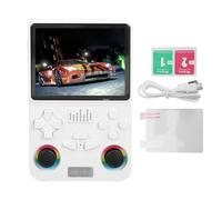 Cuifati Retro Handheld Game Console, 4.0 Inch IPS Screen Retro Gaming Console, Handheld Game with 22000+ Classic Games, Supports WiFi Networked Fighting, Built in 64GB (White)