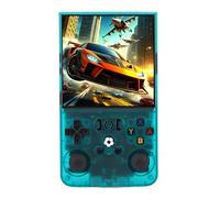 Cuifati Retro Handheld Game Console Portable with Dual Joysticks 4 Inch Screen for Enhanced Gaming Experience Suitable for Retro Gamers ABS Material (Clear Green)