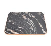 Cuifati RV Wood Table Stop, Delicate Touch Board Top Spacious Aesthetic Color Directors for Trailer Camping Vehicle (Black)