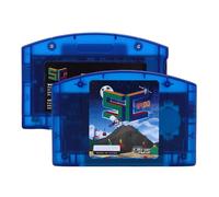 Cuifati SC64 Open Source Cartridge Fit for N64 Game Console, Supports Up to 64MB Games, 23.8 MiB/s Fast Reading Card, Retro HD Gaming Cartridge with Auto Save Backup (Blue Transparent)