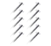 Cuifati Sleeper Stakes, Metal Easy Installation 10 Pack Jagged Railway Sleeper Consoles for Planting Sets
