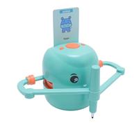 Cuifati Smart Drawing Robot, Children Art Enlightenment Educational Drawing Robot, Interactive Magic PaintingRobot with 100 Cards and 2 Pens, Drawing Robot for Kids Aged 5 and Up (Light Green)
