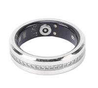 Cuifati Smart Rings for Women Men, Health Tracker with Sleep, Exercise Monitoring, 7 - Day Battery Life, IP68 Water - Proof, No Subscription(Gold, Sliver and Size 7 or 9) (7#)