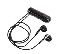 Cuifati Sound Amplifying Bluetooth Headphones, Hearing Amplifying Earphones with Noise Cancelling & Howling Elimination, Neckband Clip On Design for Seniors & Adults (Black)