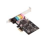 Cuifati Sound Card, 6 Channel PCI Express Card with Driver CD, for Wins 7 Vista X P 32 64 Bit PC Computers