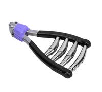 Cuifati Spring Steel Starting Clamp for Tennis Racket Stringing Machine, 4 Springs Strong Clamping Force, Zinc Alloy Badminton Racket Tool with Comfortable Handle (Black)