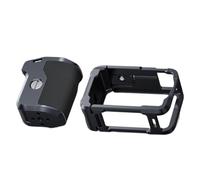 Cuifati Street Photography Grip Kit Camera Cage and Handle with Plate for Arca Swiss Seesaw Shutter Anti Slip Silicone Padding Cold Shoe Mount