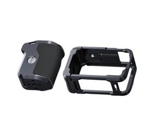 Cuifati Street Photography Grip Kit Camera Cage and Handle with Plate for Arca Swiss Seesaw Shutter Anti Slip Silicone Padding Cold Shoe Mount