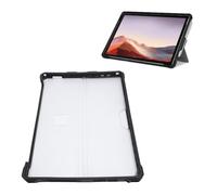 Cuifati Tablet Case for Pro 7 Plus Pro 7 6 5 4 LTE 12.3 Inch PC Silicone Protective Cover with Pen Holder Stand Multi Angle Viewing (Matte White)