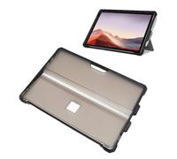 Cuifati Tablet Case for Pro 7 Plus Pro 7 6 5 4 LTE 12.3 Inch PC Silicone Protective Cover with Pen Holder Stand Multi Angle Viewing (Matte Grey)