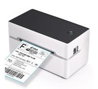 Cuifati Thermal Label Printer, 150mm/sv 4x6 Thermal Printer Shipping Label Printer for Small Business & Package, Label Maker Support Win (for WinXP and newer) and for OS X, Barcode Printer(UK Plug)