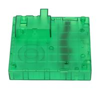 Cuifati Translucent GameBoy Player DOL-017 Replacement Shell, Shock Absorbing Scratch Proof ABS Case, Precision Engineered Fit for and GBC Games, Transparent Dark Green Console Cover