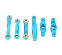 Cuifati TT02 Aluminum Steering Assembly with Tie Rod for TT-02 RC Car | Alloy Steering Linkage Kit, 6 Tie Rods 12 Screws 4 Bearings, for TT02 Upgrades