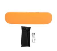 Cuifati Under Pillow Speaker Bluetooth for Sleeping, Portable Bluetooth Speaker with Bone Conduction, White Noises, 300mAh Silent Sleep Bar, Auto Timer, Memory Card Support (Orange)